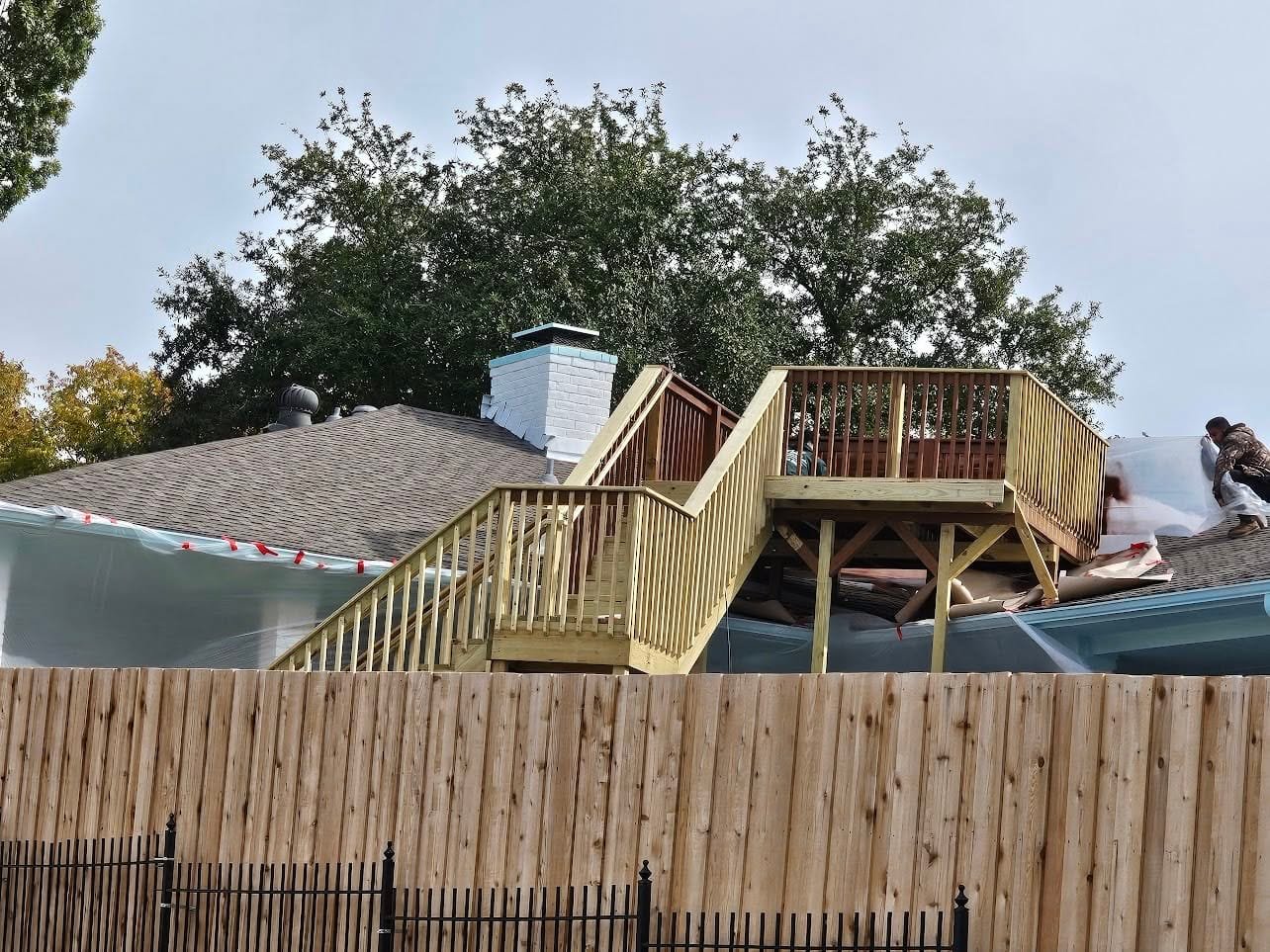 Texas Land Keepers outdoor project in the Dallas area